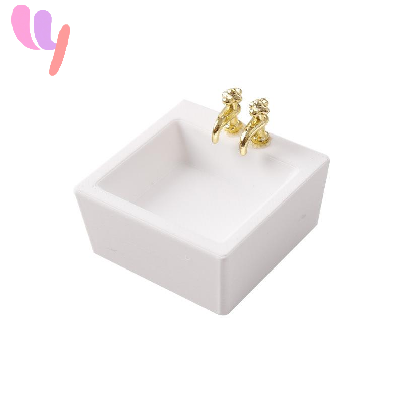Home Center Bathroom Accessories - 1/12 Dollhouse Bathroom Wash Basins Sinks