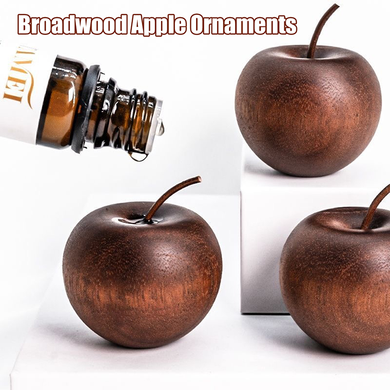 1PCS Of Wooden Apple Shaped Es - Home Bathroom Decor 评论和价格