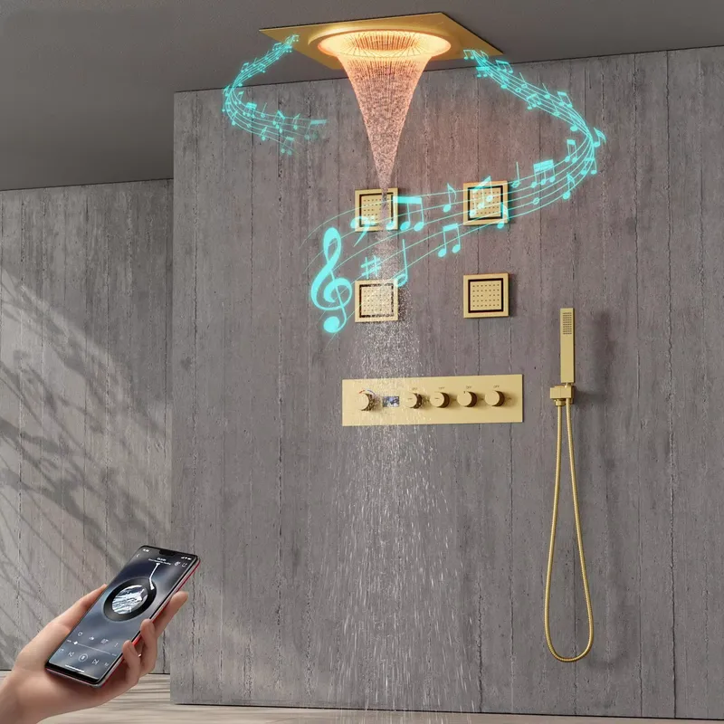 Smart LED Shower Set Bathroom  - Home In Bathroom 评论和价格