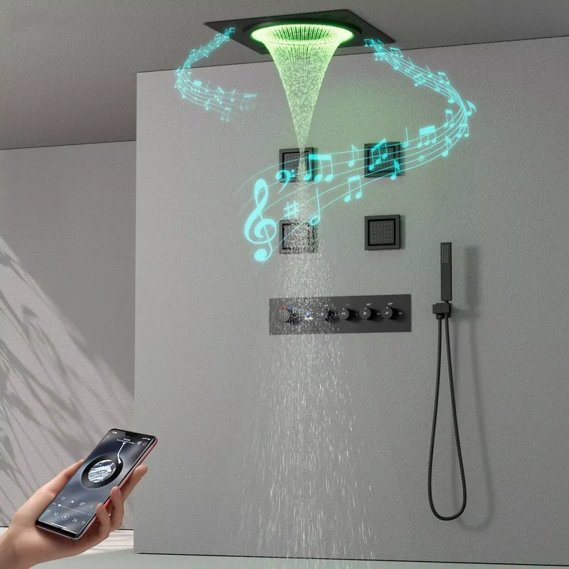 Smart LED Shower Set Bathroom  - Home In Bathroom 评论和价格