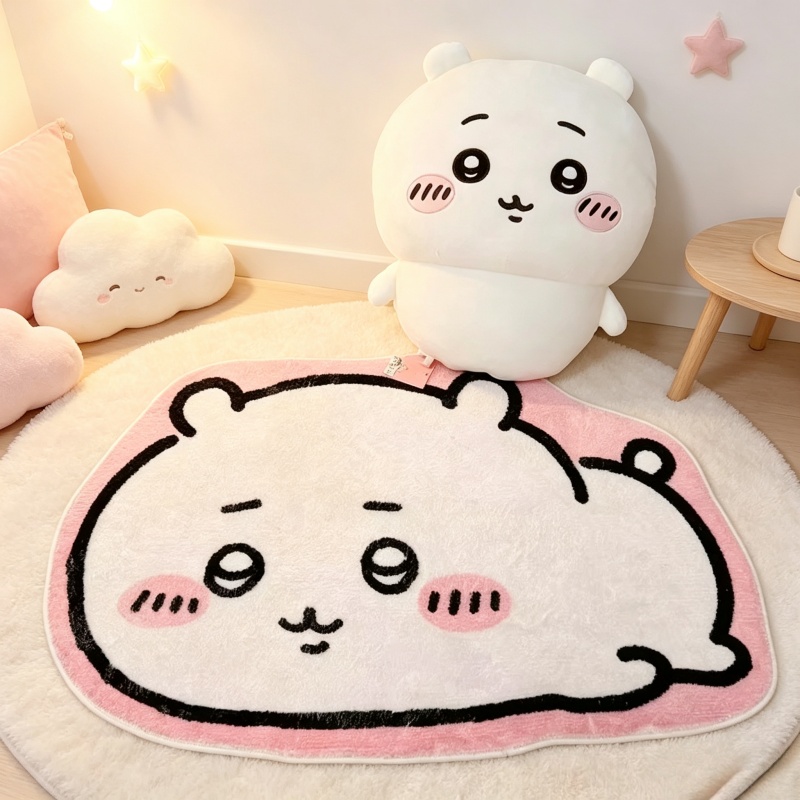 Hot Chiikawa Cartoon Rug Anime - Home Center Bathroom Accessories 评论和价格