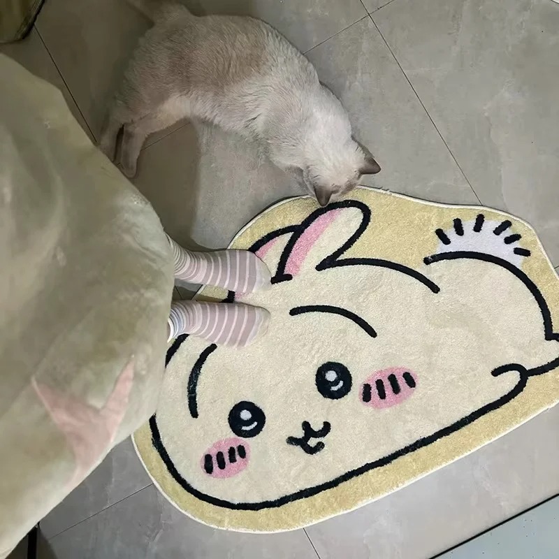 Hot Chiikawa Cartoon Rug Anime - Home Center Bathroom Accessories 评论和价格