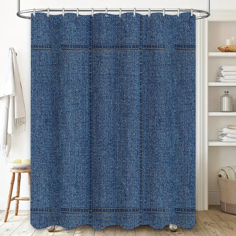 Modern Farmhouse Shower Curtai - Shower Curtain Liner 评论和价格