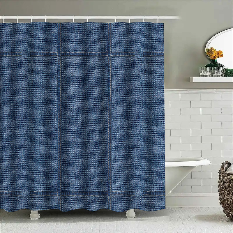 Modern Farmhouse Shower Curtai - Shower Curtain Liner 评论和价格