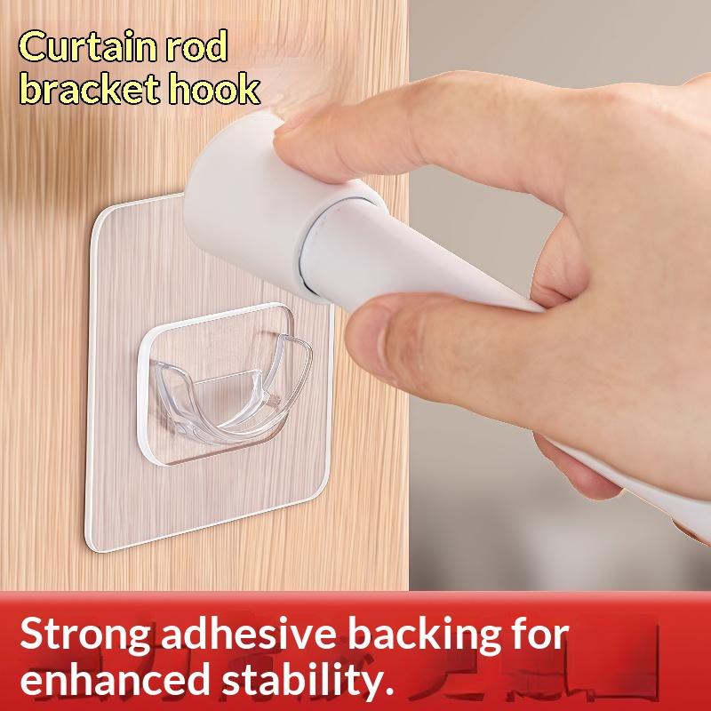 No Drill Transparent Self Adhe - Home Bathroom Decor 评论和价格