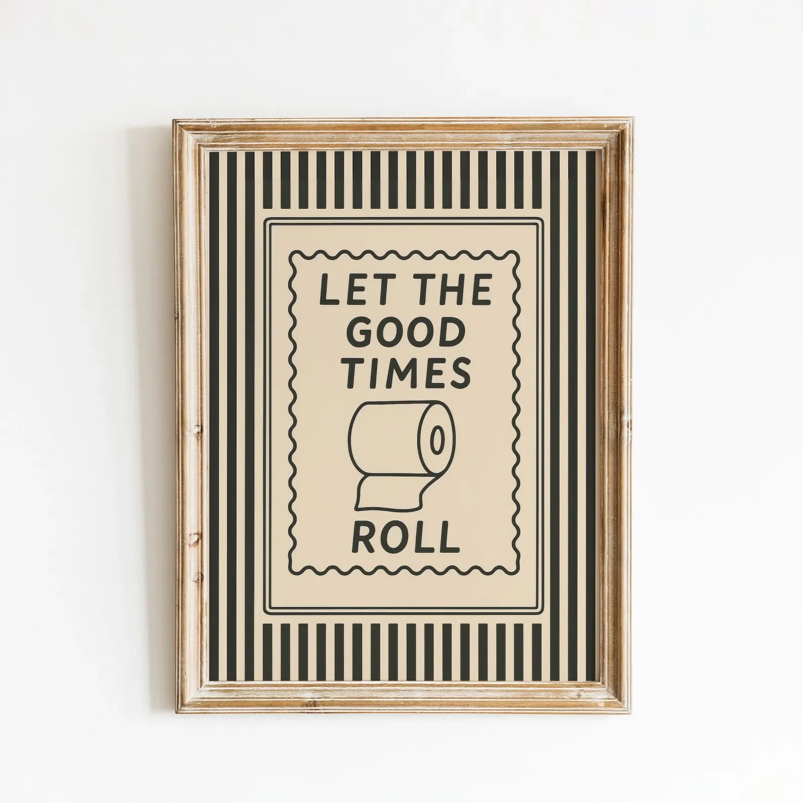 (No frame)Let the Good Times R - Home Goods Bathroom Decor 评论和价格