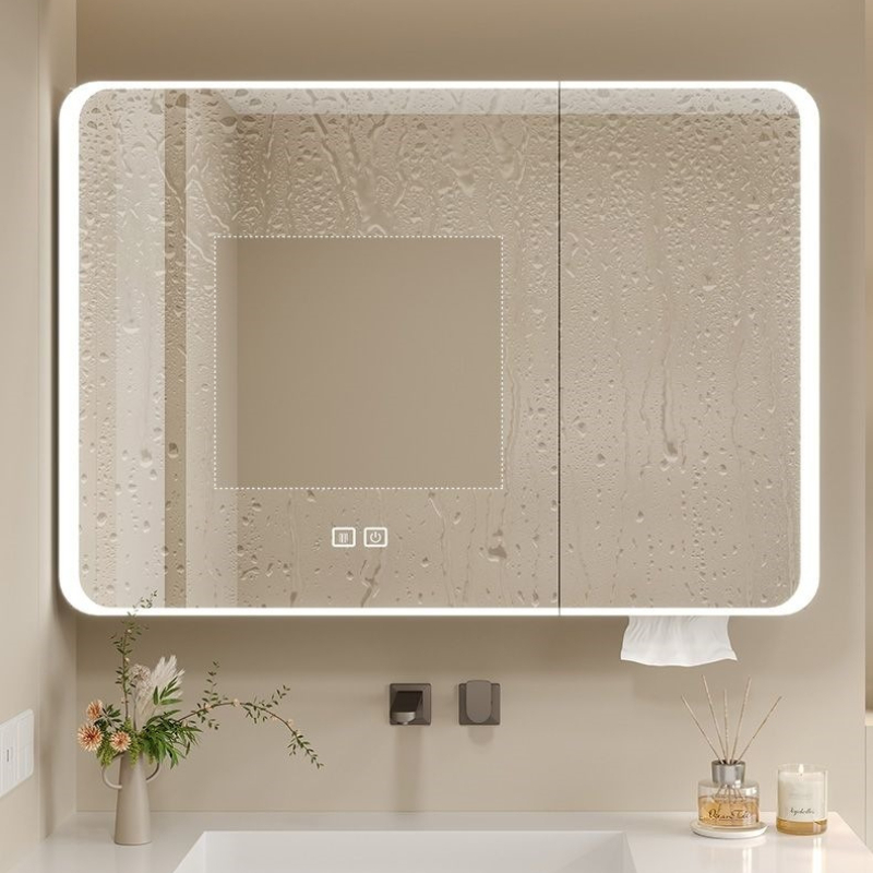 LED Bathroom Mirror Cabinet Al - Home Bathroom Lights 评论和价格