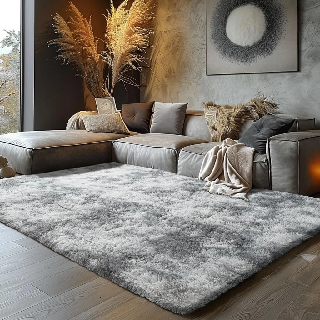 VIKAMA Ultra-Soft Puffy Rug, B - Home Goods Bathroom Rugs Sale 评论和价格