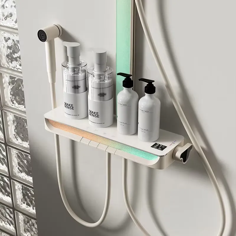Brass Digital Waterfall Shower - Home In Bathroom 评论和价格