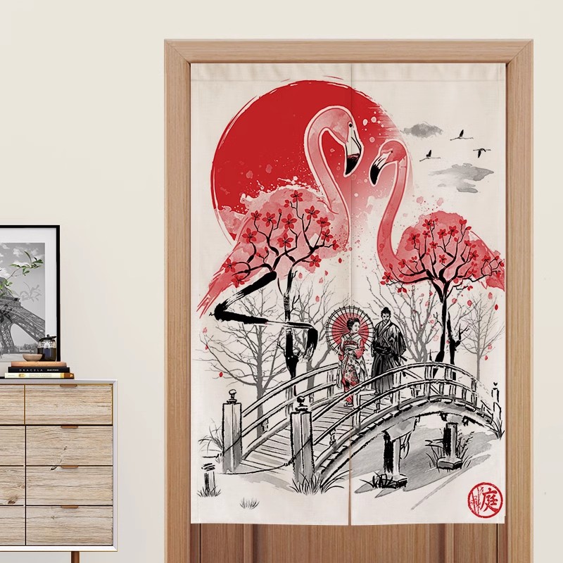 Japanese Style Door Curtain, F - Home Bathroom Fittings 评论和价格