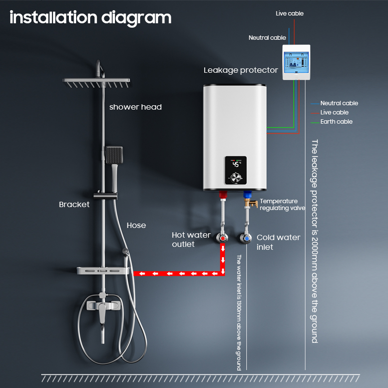 Home 10L 20L 30L 50L 80L 100L  - Home Bathroom Geyser 评论和价格