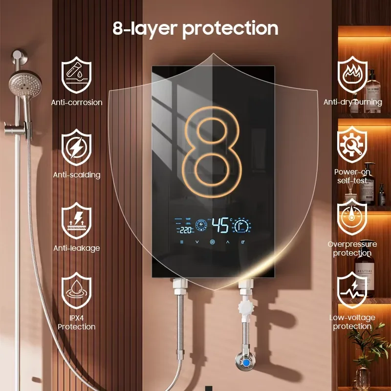 High Quality Home 8kW 12kW Sma - Home Bathroom Geyser 评论和价格