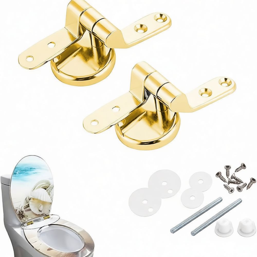 Sturdy Zinc Alloy Gold Toilet  - Home Bathroom Fittings 评论和价格