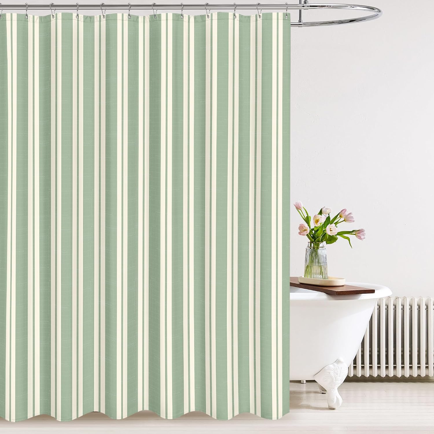 Striped Shower Curtain Waterpr - Shower Curtain Liner 评论和价格